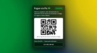 Cómo integrar Pix Brasil en tu Web con QR, sin JS y Efecto Glassmorphism en CSS